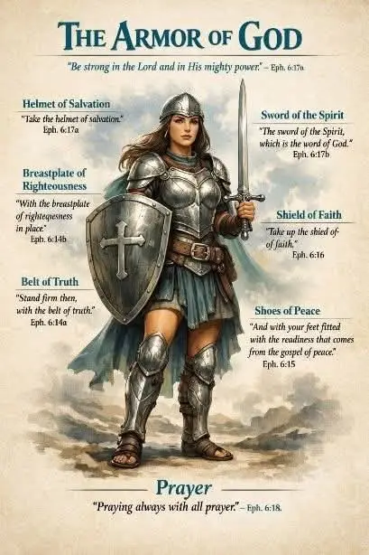 female image - armor of god